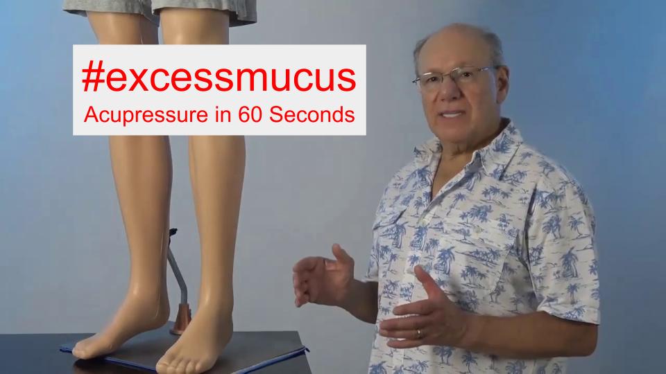 #excessmucus - Acupressure in 60 Seconds