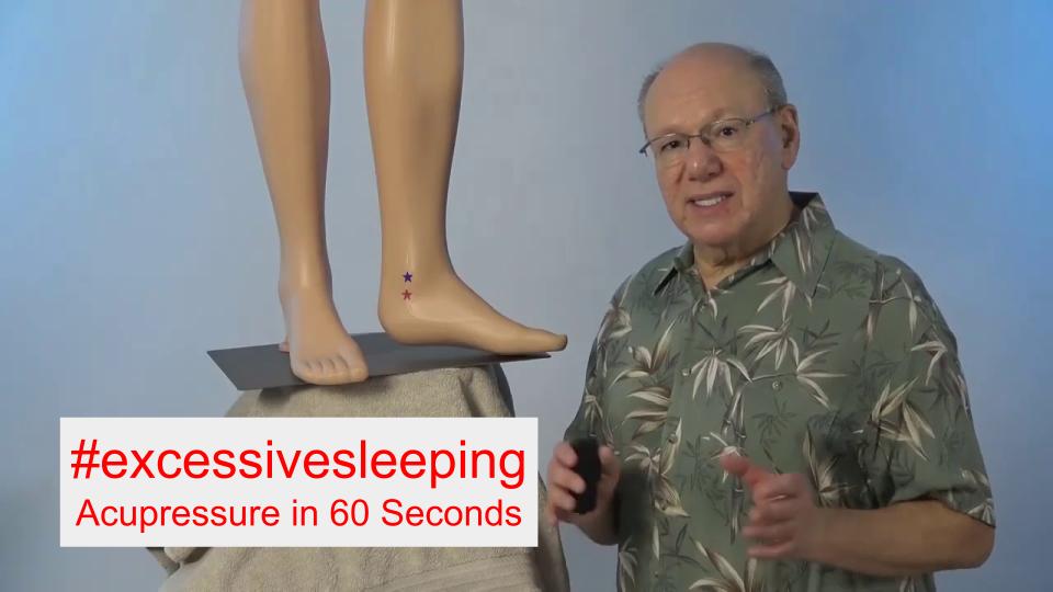 #excessivesleeping - Acupressure in 60 Seconds