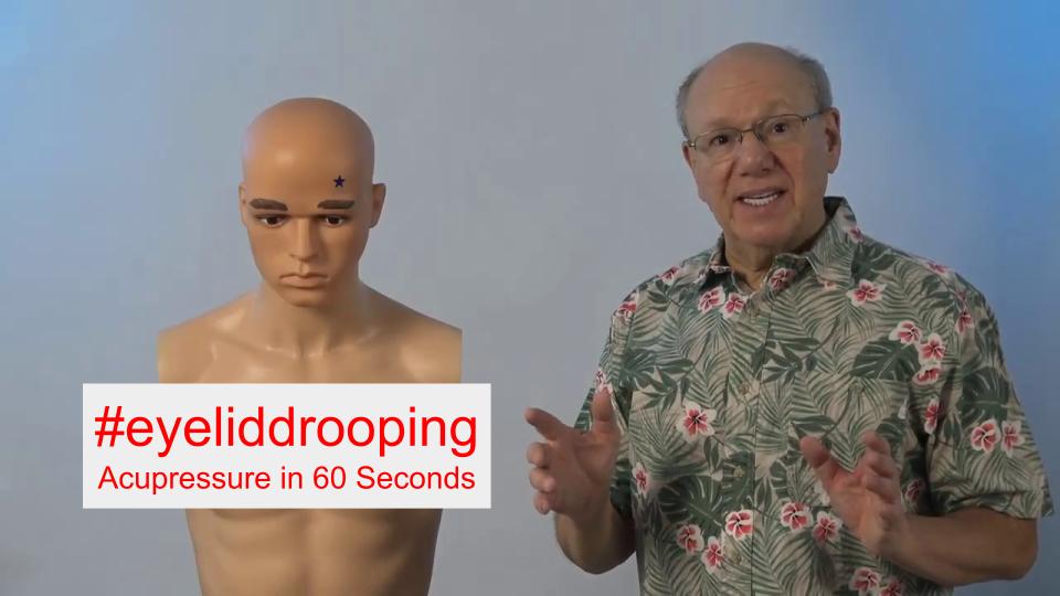 #eyeliddrooping - Acupressure in 60 Seconds
