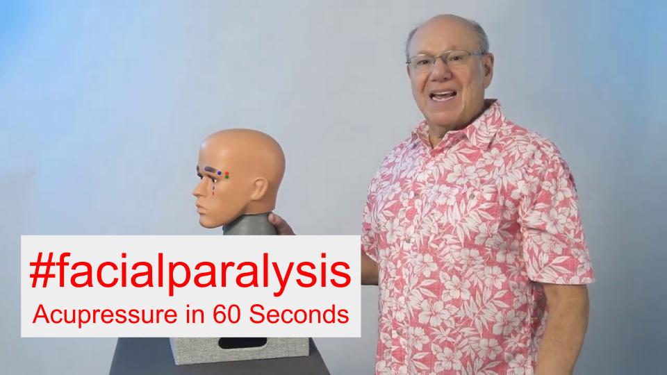 #facialparalysis - Acupressure in 60 Seconds