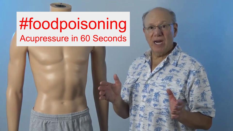 #foodpoisoning - Acupressure in 60 Seconds