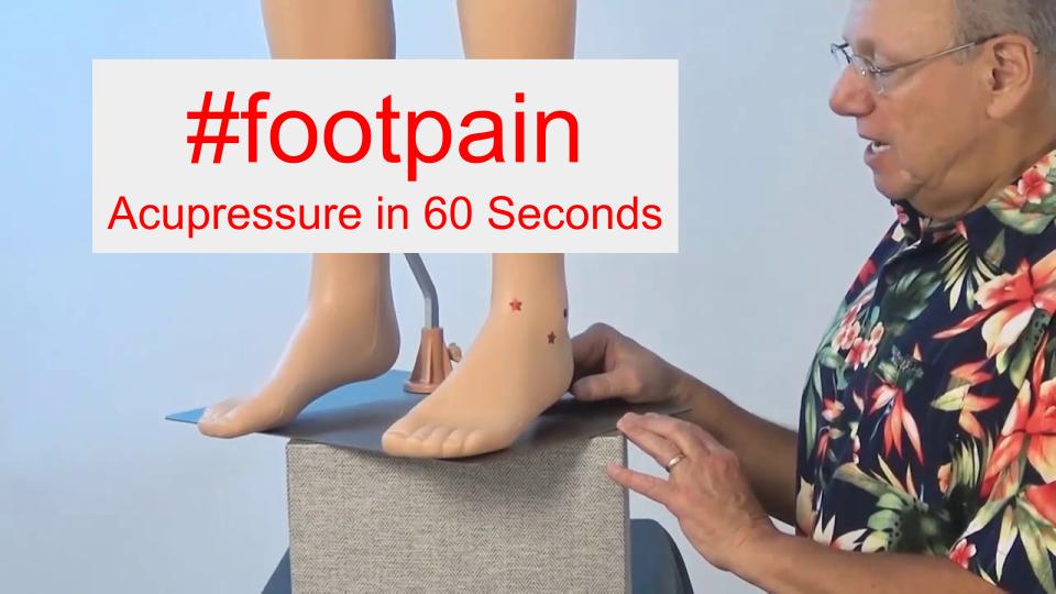 #footpain - Acupressure in 60 Seconds