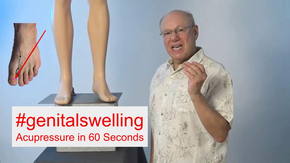 #genitalswelling - Acupressure in 60 Seconds