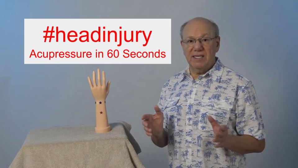 #headinjury - Acupressure in 60 Seconds