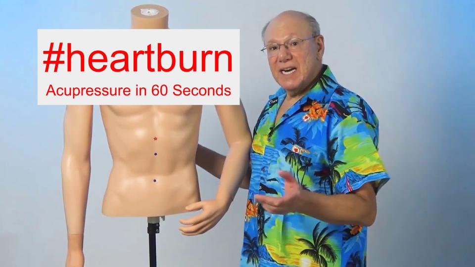 #heartburn - Acupressure in 60 Seconds