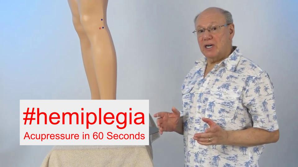 #hemiplegia - Acupressure in 60 Seconds