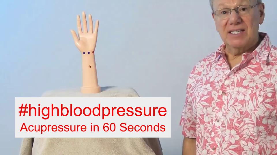 #highbloodpressure - Acupressure in 60 Seconds