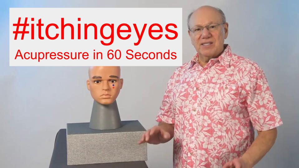 #itchingeyes - Acupressure in 60 Seconds