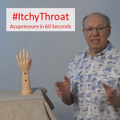 #ItchyThroat - Acupressure in 60 Seconds
