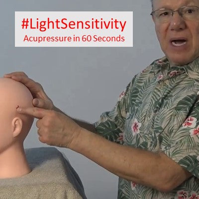 #LightSensitivity - Acupressure in 60 Seconds