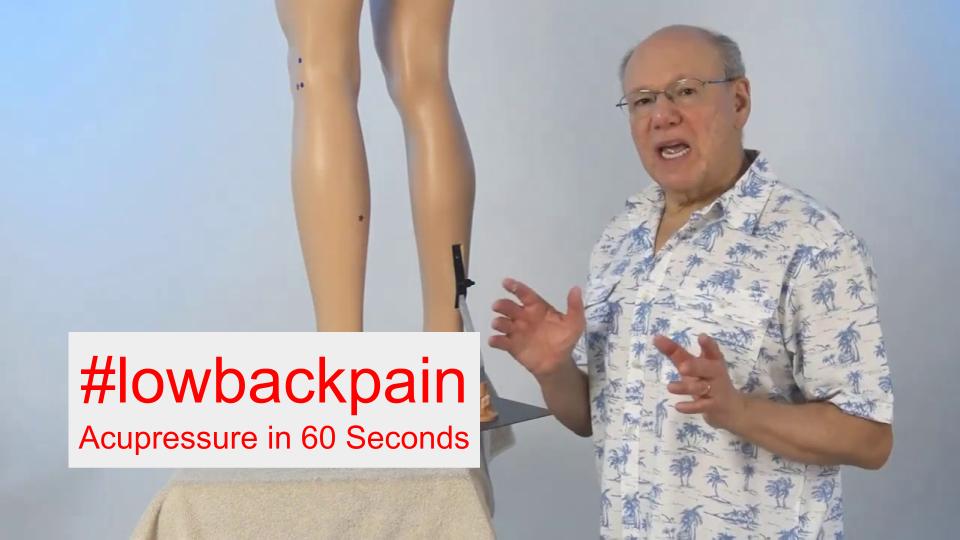 #lowbackpain - Acupressure in 60 Seconds