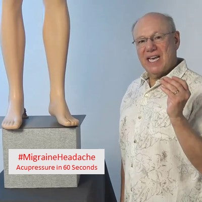 #MigraineHeadache - Acupressure in 60 Seconds