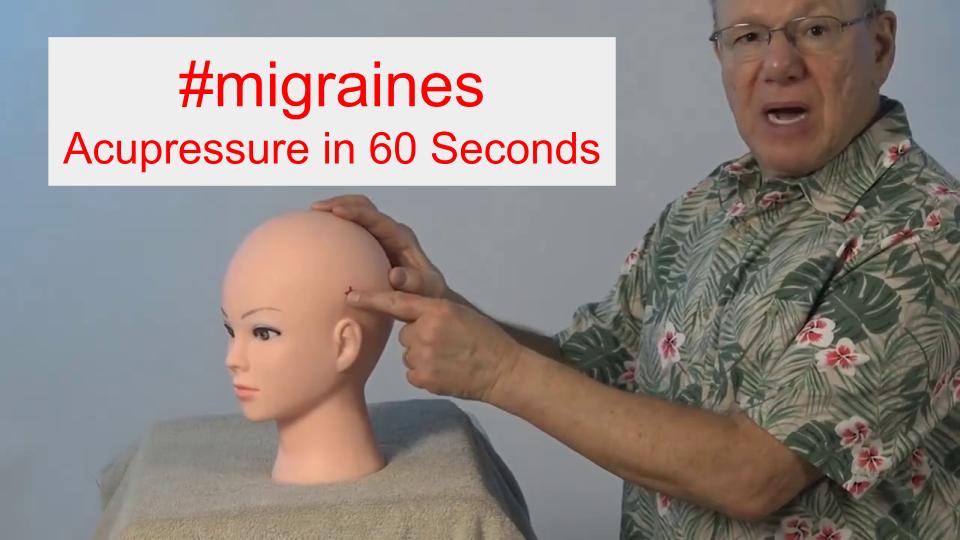 #migraines - Acupressure in 60 Seconds