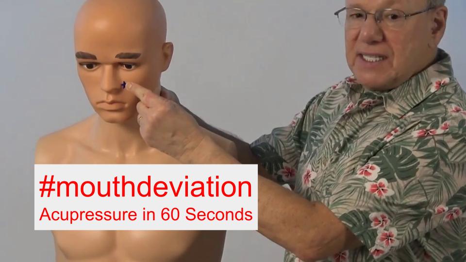 #mouthdeviation - Acupressure in 60 Seconds