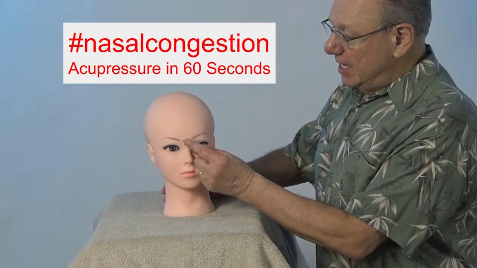 #nasalcongestion - Acupressure in 60 Seconds