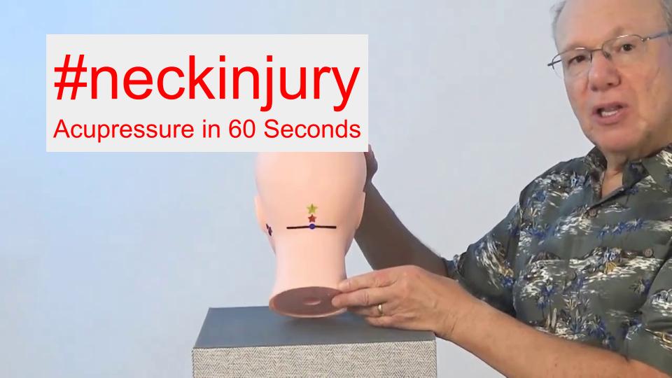 #neckinjury - Acupressure in 60 Seconds