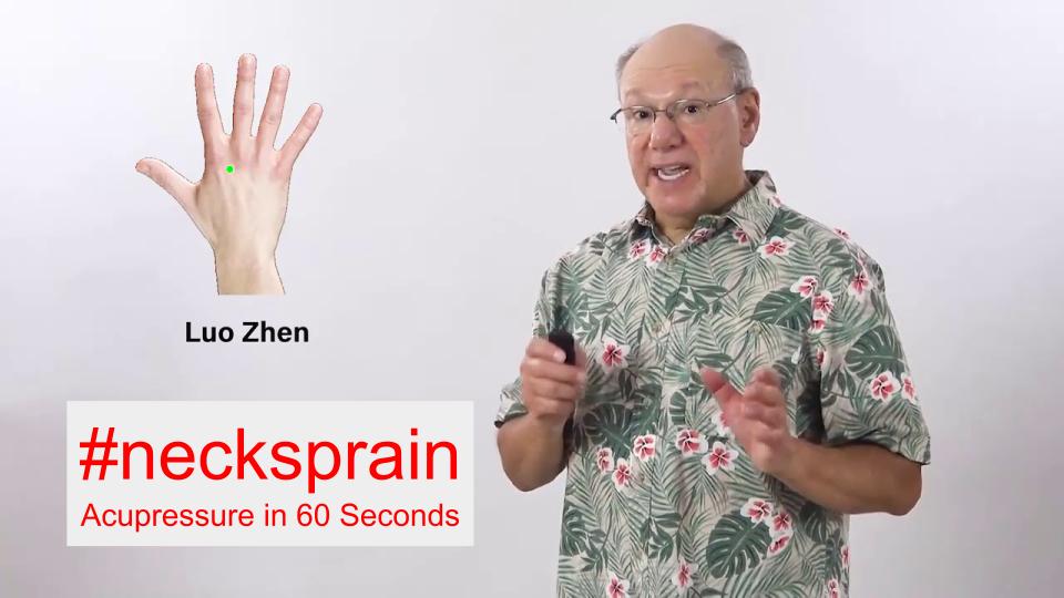 #necksprain - Acupressure in 60 Seconds