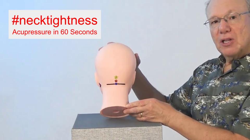#necktightness - Acupressure in 60 Seconds
