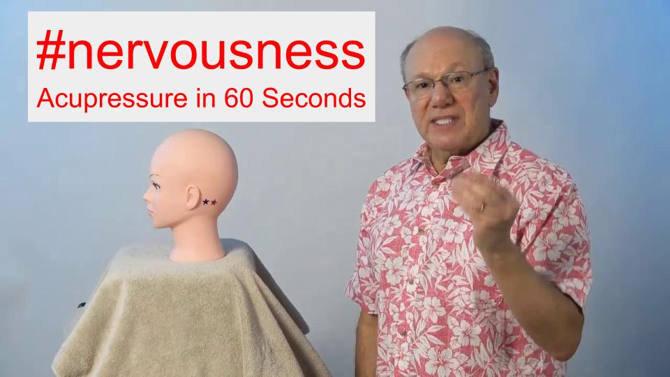 #nervousness - Acupressure in 60 Seconds