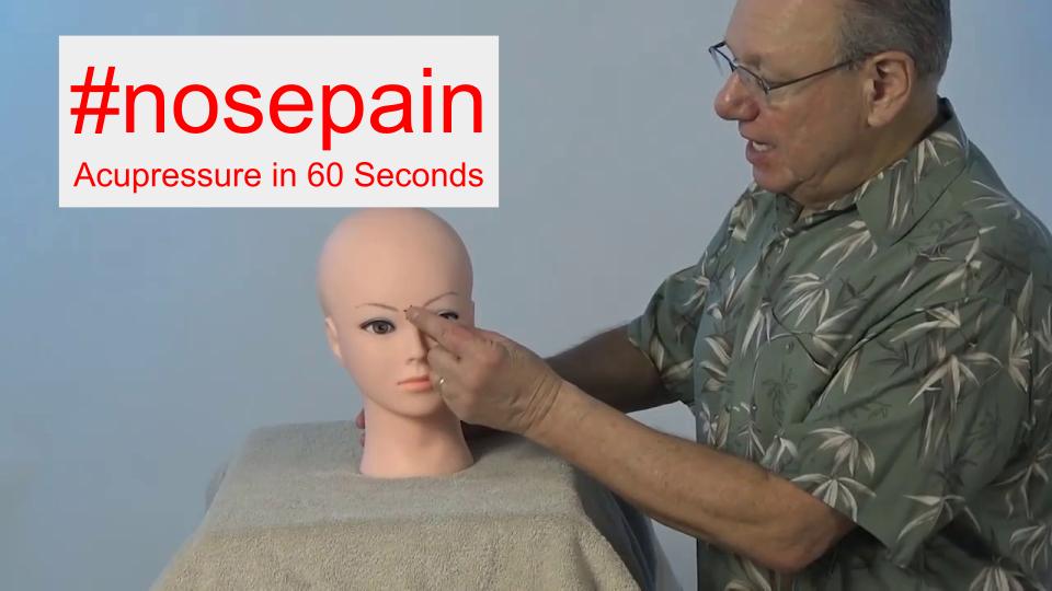#nosepain - Acupressure in 60 Seconds