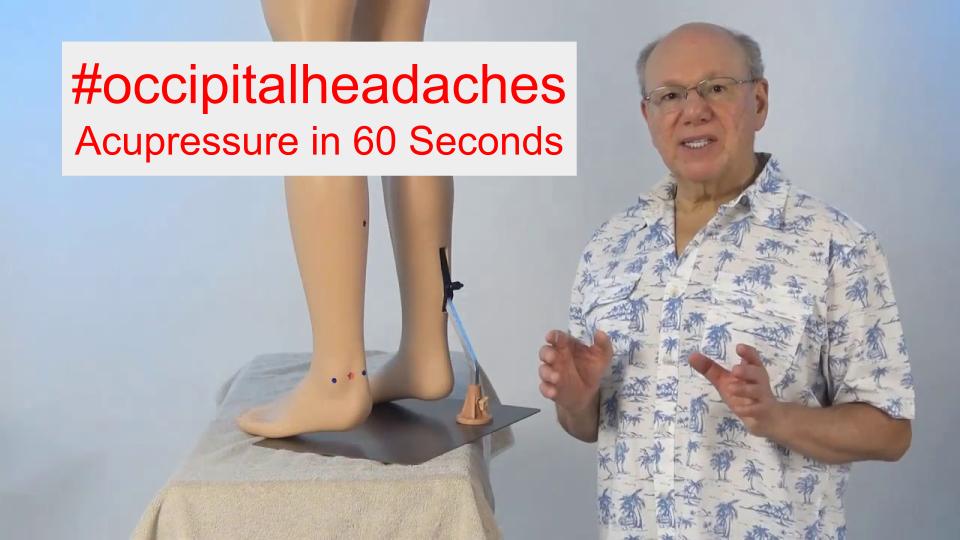#occipitalheadaches - Acupressure in 60 Seconds