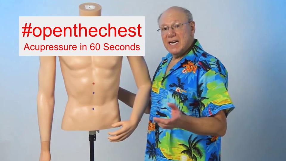 #openthechest - Acupressure in 60 Seconds