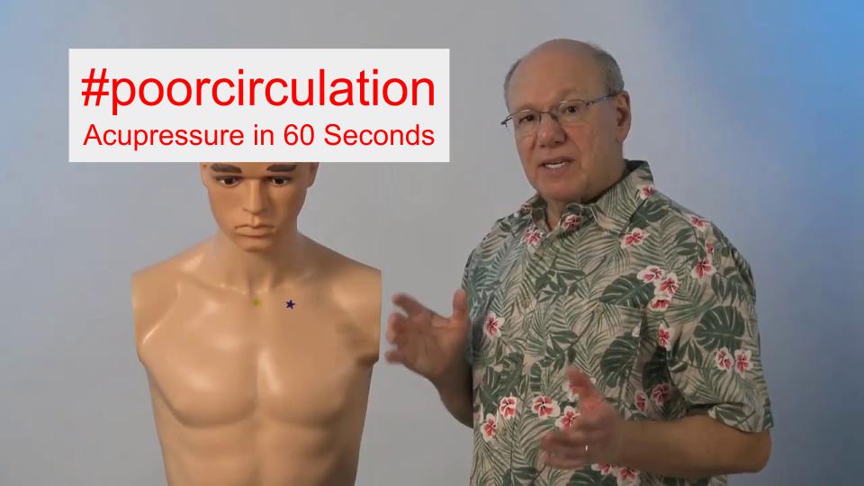 #poorcirculation - Acupressure in 60 Seconds