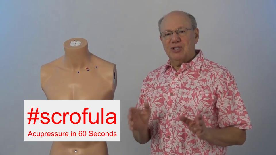 #scrofula - Acupressure in 60 Seconds