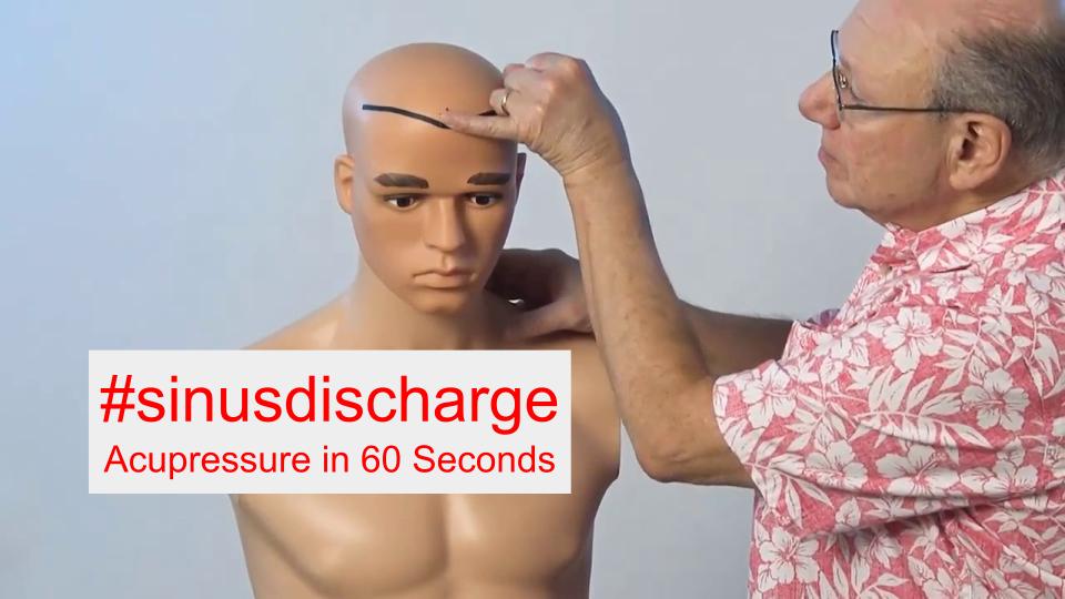 #sinusdischarge - Acupressure in 60 Seconds
