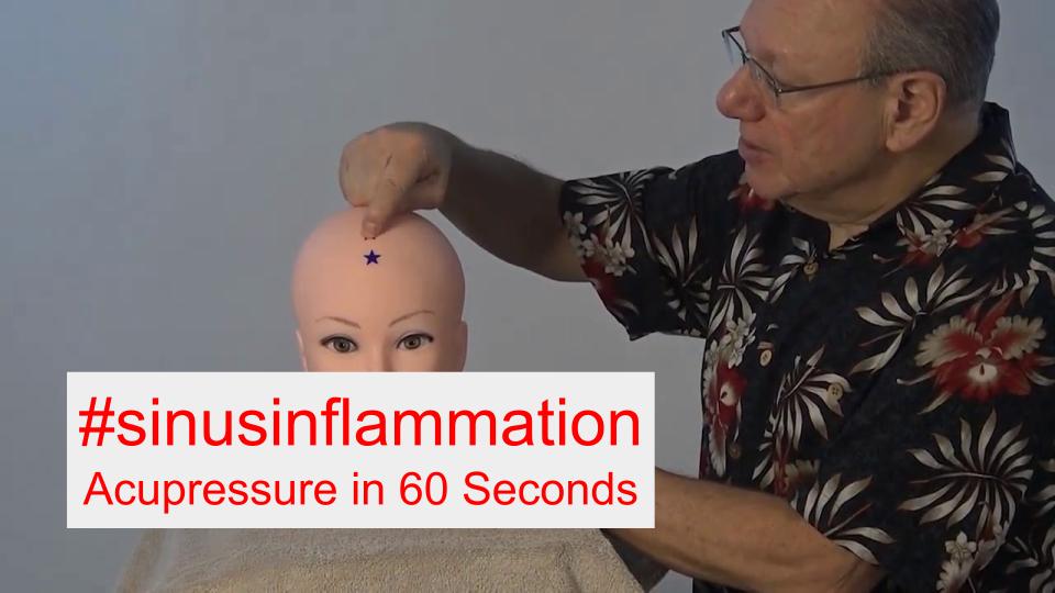 #sinusinflammation - Acupressure in 60 Seconds