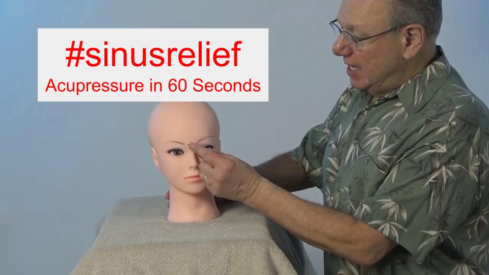 #sinusrelief - Acupressure in 60 Seconds
