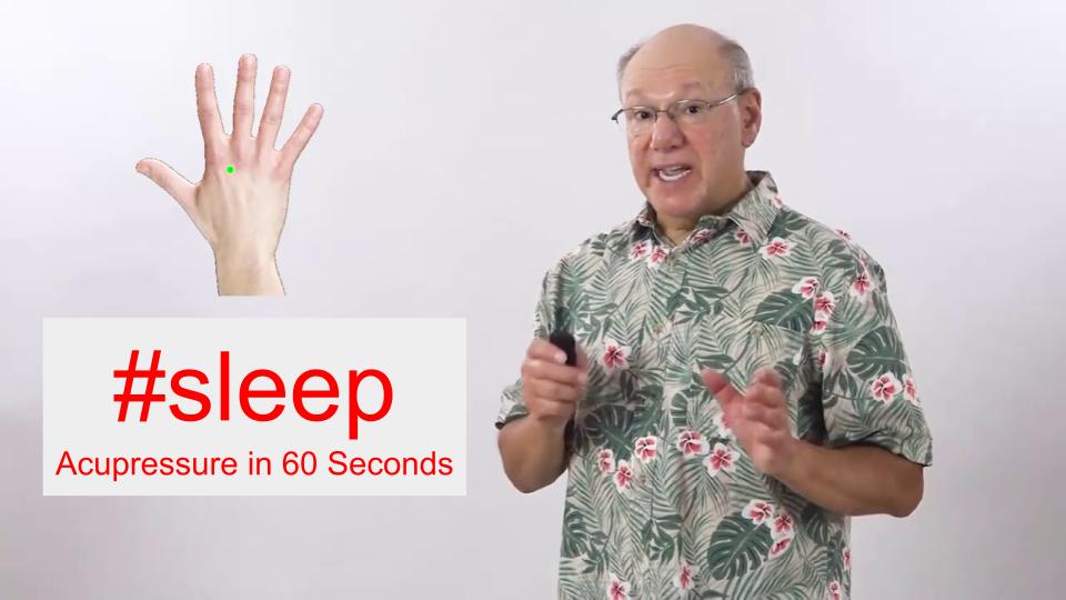 #sleep - Acupressure in 60 Seconds