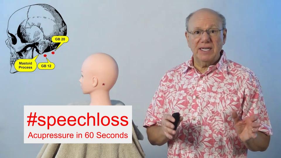 #speechloss - Acupressure in 60 Seconds
