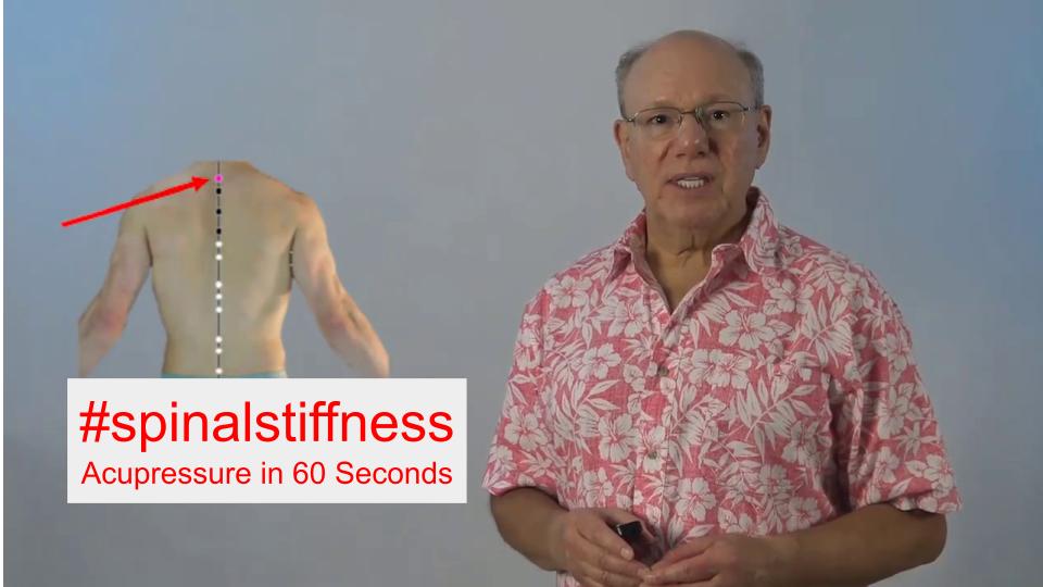 #spinalstiffness - Acupressure in 60 Seconds