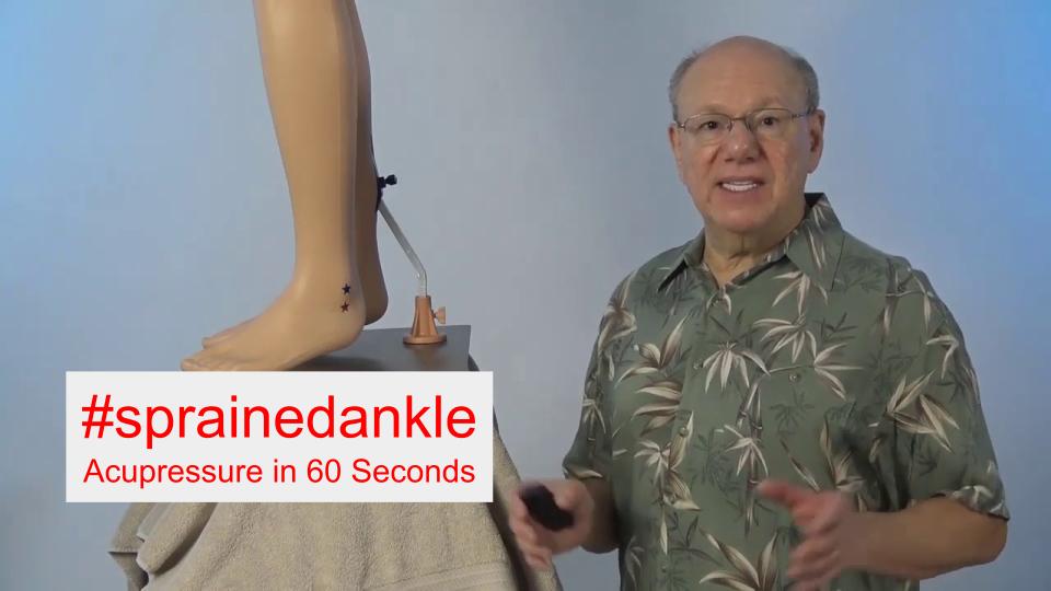 #sprainedankle - Acupressure in 60 Seconds