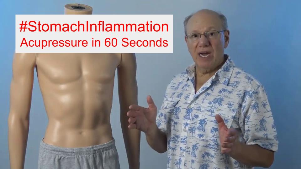 #StomachInflammation - Acupressure in 60 Seconds