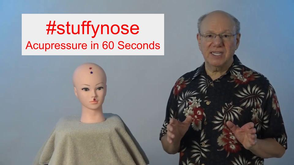 #stuffynose - Acupressure in 60 Seconds