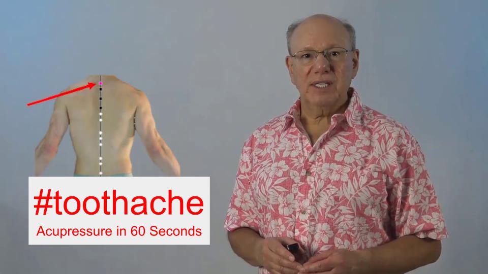 #toothache - Acupressure in 60 Seconds