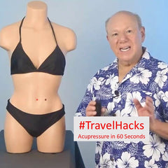 Travel Smart: Acupressure Hack for a Happy Gut! ✈️🌍