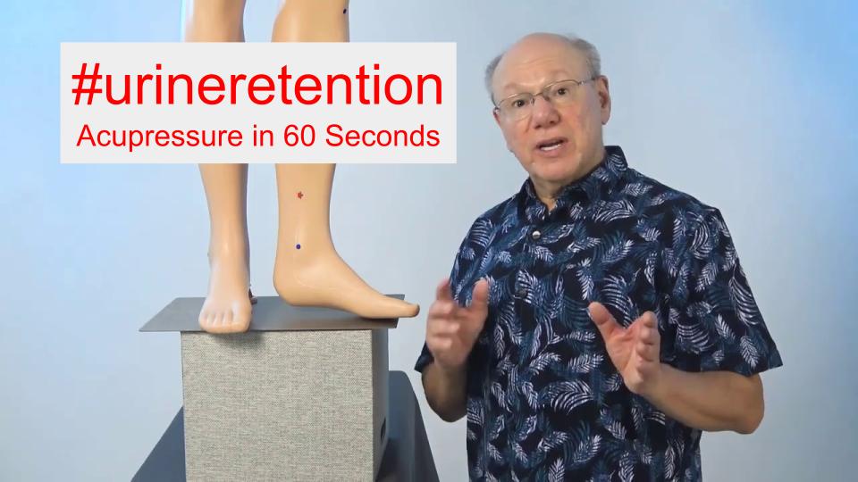 #urineretention - Acupressure in 60 Seconds