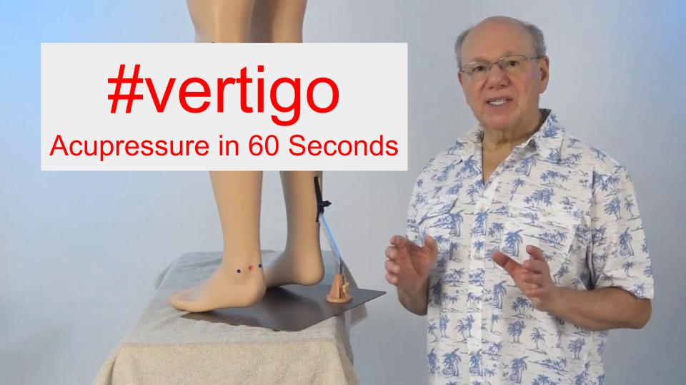 #vertigo - Acupressure in 60 Seconds