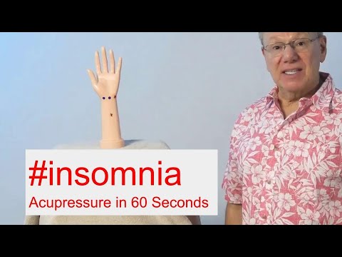 #insomnia - Acupressure in 60 Seconds
