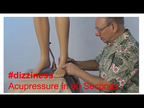 #dizziness - Acupressure in 60 Seconds