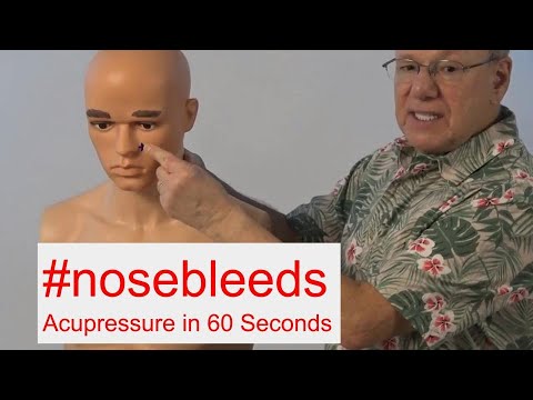 #nosebleeds - Acupressure in 60 Seconds